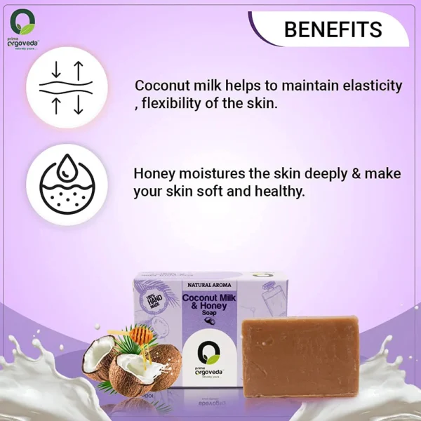 Orgoveda  Milk Honey Soap 